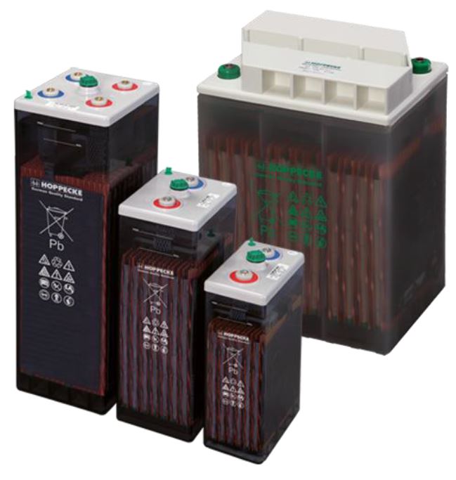hoppecke-sun-powerVL reserve power batteries