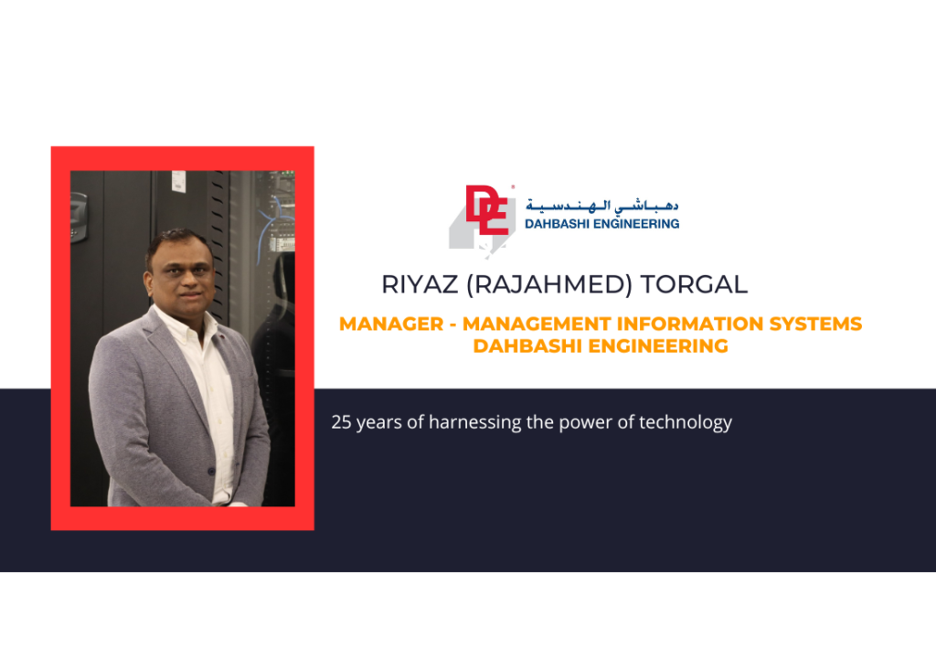 Celebrating 25 Years of Excellence with Riyaz (RajAhmed) Torgal at the helm of our IT systems